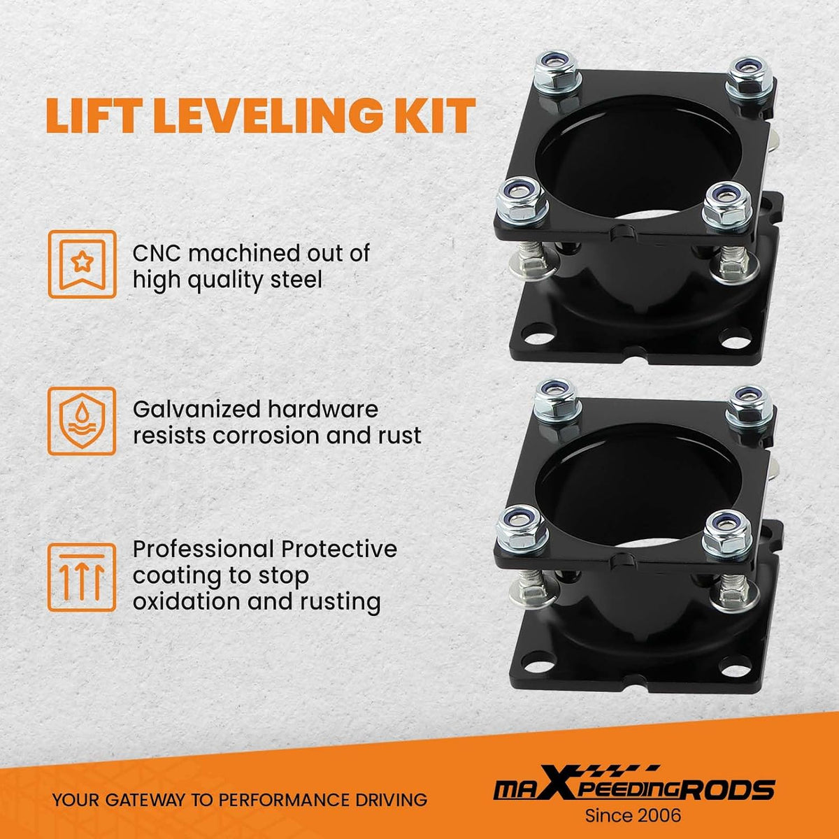 maXpeedingrods 2.5" Front & 1.25" Rear Lift Kit for Ford Explorer 2011-2019