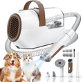 Dog Grooming Vacuum, Dog Grooming Kit with Pet Clipper Nail Grinder, 3 Suction Modes Dog Brush Vacuum with 6 Pet