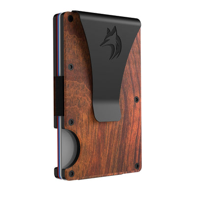 Slim RFID Blocking Wallet For Men - Light Weight, Durable & Compact- Minimalist Wallet With Money Clip (Walnut)