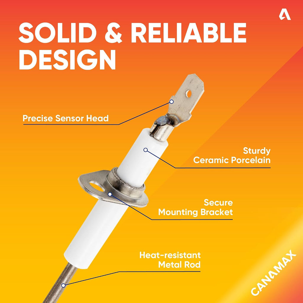 【Upgraded 2026】 LH680014 LH680534 Furnace Flame Sensor Replacement Part - Compatible with Carrier Bryant Payne Day & Night Furnaces - Replaces LH680012, LH680014, LH33WZ511, LH33WZ515, and LH33WZ517