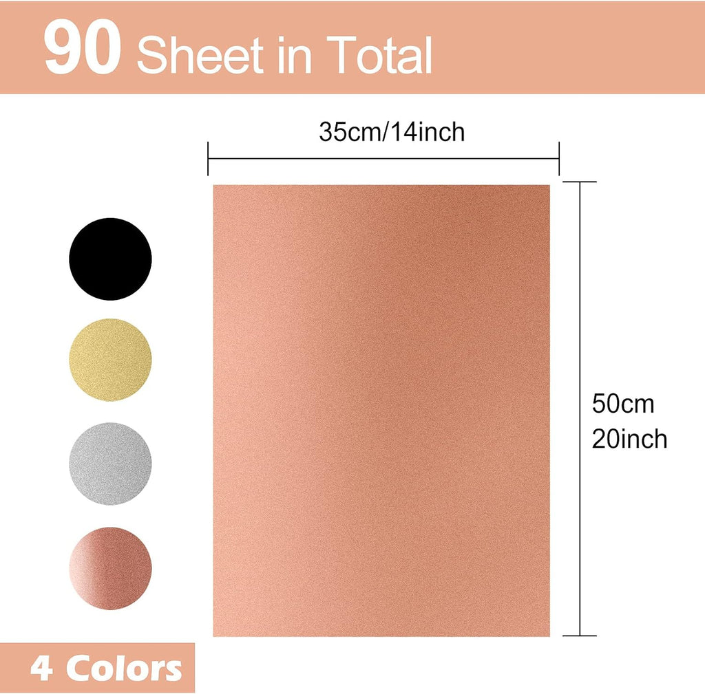 90 Sheets Metallic Gift Wrapping Paper Tissue Paper Bulk for Christmas Weddings Birthday Graduation Party Decor DIY