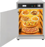 4-Shelf Electric Hot Box Food Warmer with 86-185°F Adjustable Temp