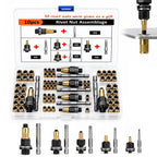Carbon Steel Rivet Nut Tool Set M3 M4 M5 M6 M8,Durable Head Rivet Nut Tool