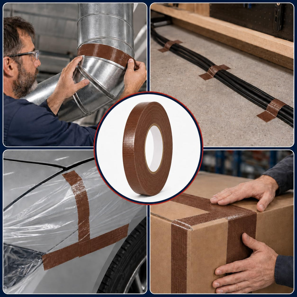 CDT-36 Brown Cloth Duct Tape, 2 Inch x 60 Yards