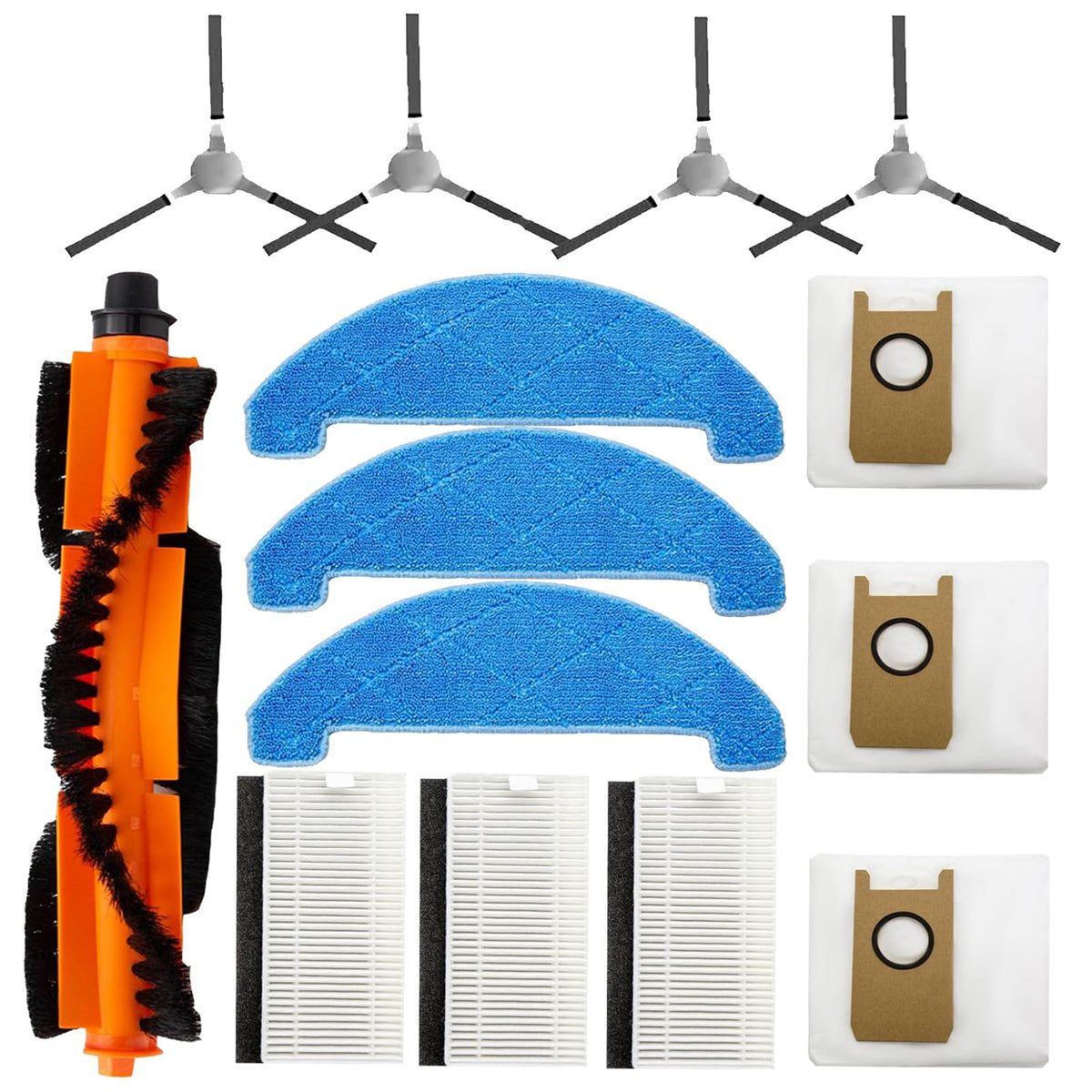 Replacement Accessories Kit for Loorow AT800 / Giomre AT800 Robot Vacuum