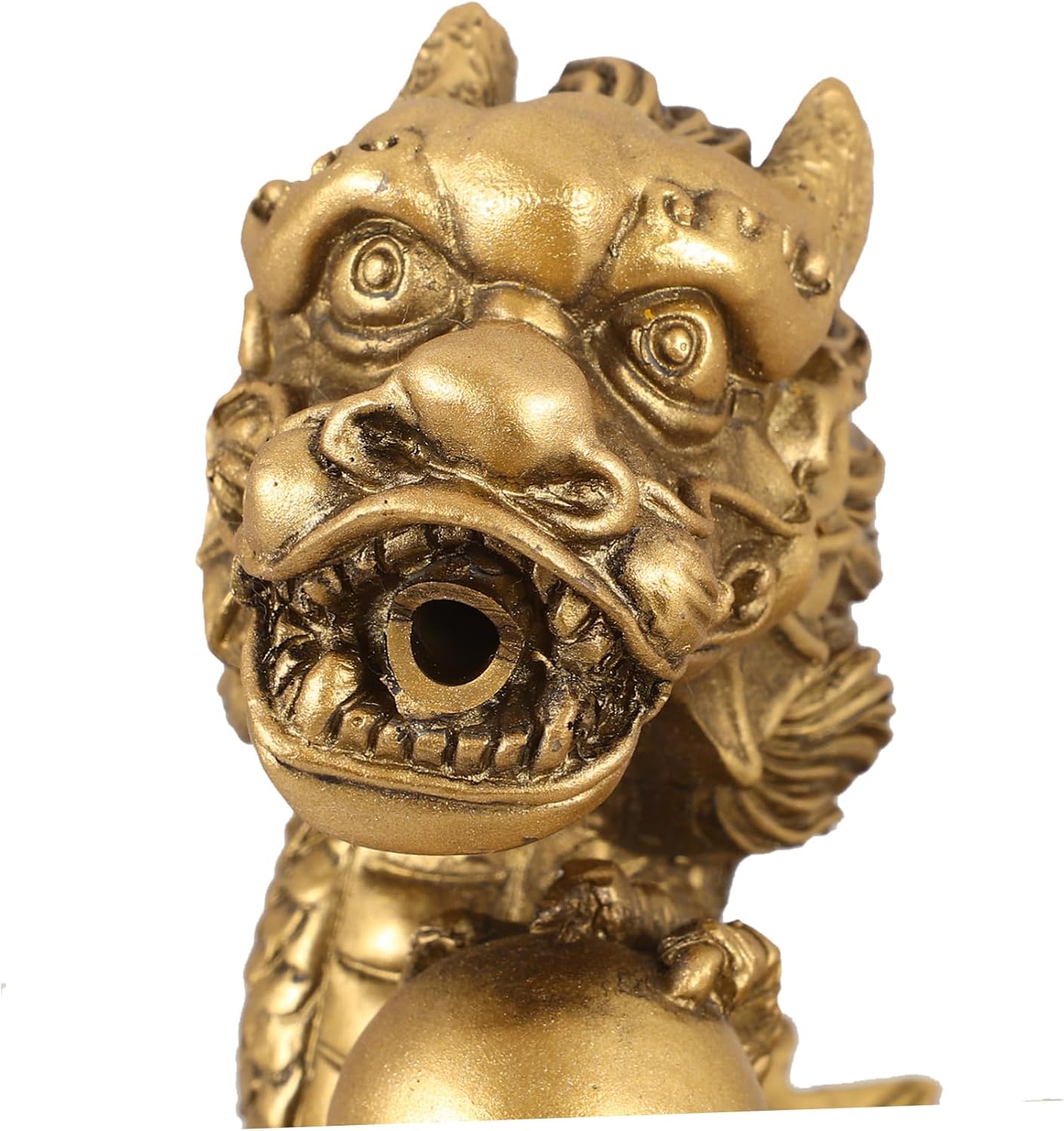 Golden Dragon Water Fountain Fish Tank Decor Bubbler Aquarium Accessory