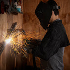 Leather Welding Cape Sleeve,Heat Flame Resistant Welder's Jacket