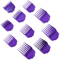 Magnetic Clipper Guards Guide Comb Set for Andis Master (1/16-1 Inch) 10pcs | (Purple), Rare Earth Magnet & First