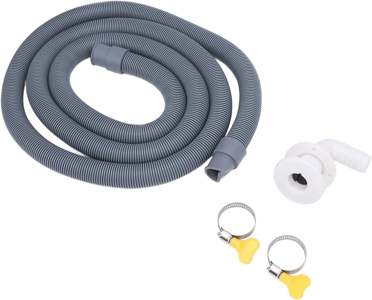 Zunate Bilge Pump Installation Kit 3/4in 6.6ft Hose for Boat Drainage