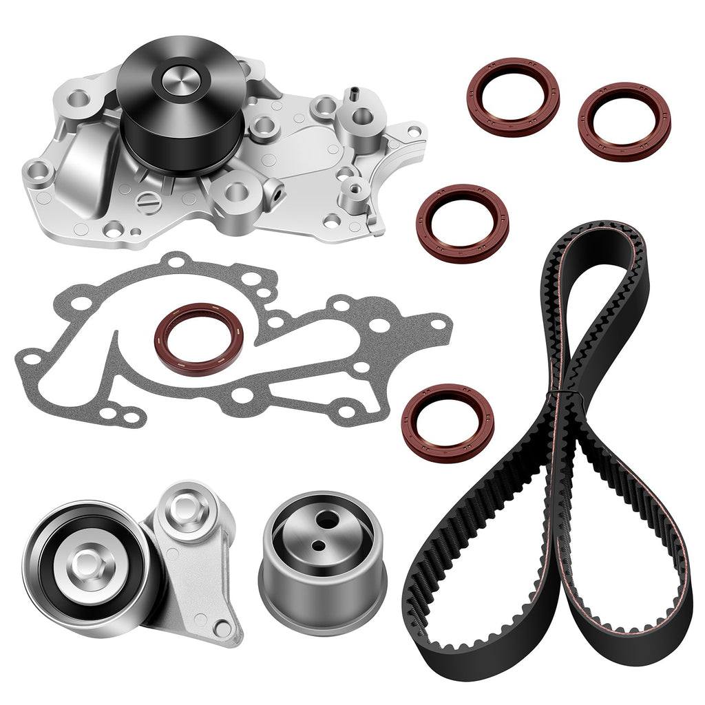 ECCPP Engine Timing Belt Kit with Water Pump Compatible for Hyundai