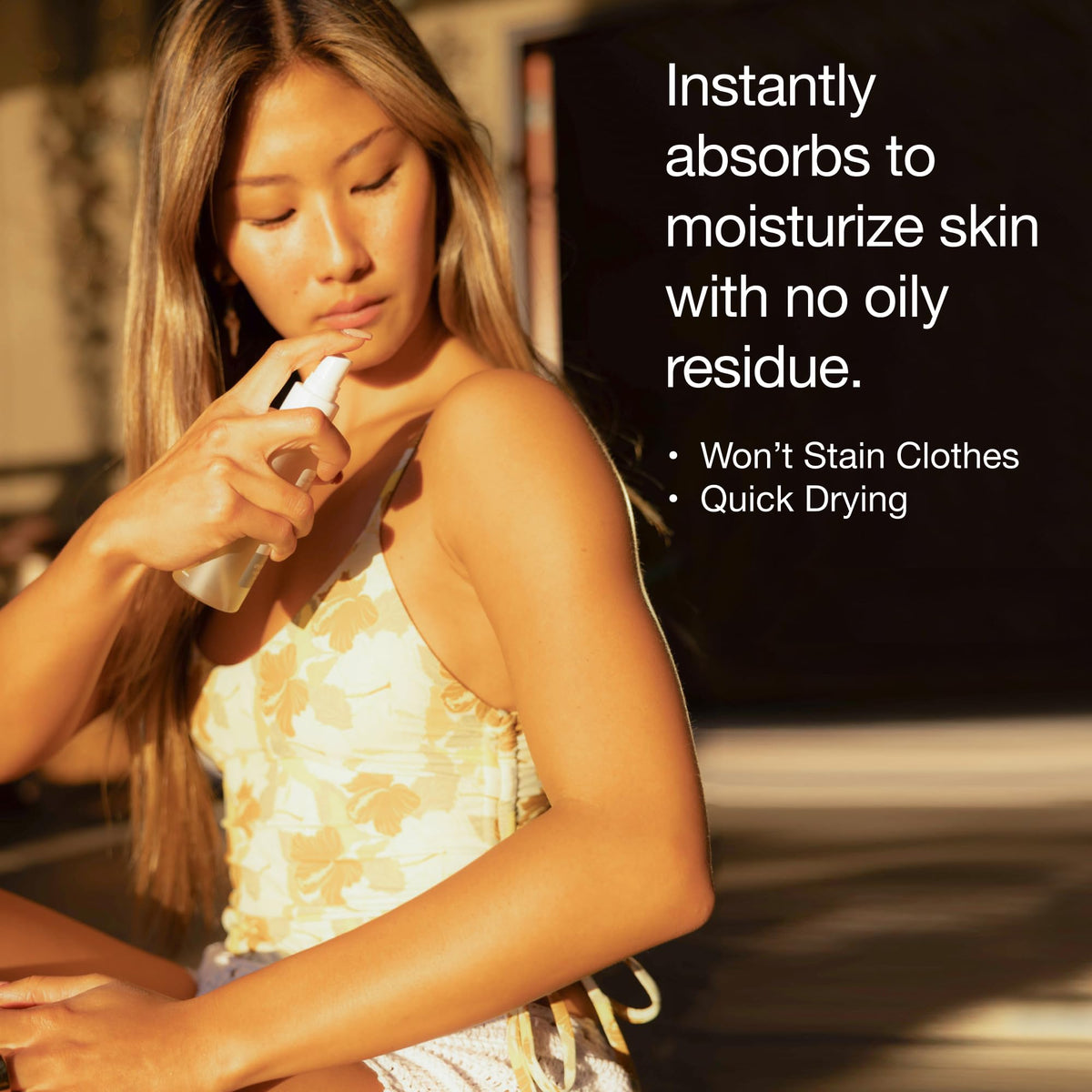 Dry Body Oil Spray, Vanilla Daze, Fast Absorbing,1-Pack