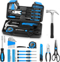 39 Piece Basic Home Tool Set Household Tool kit for Home General Repair Small Hand Tool Kit in Toolbox Storage Case