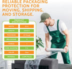 PSBM Cast Hand Plastic Stretch Wrap/Shrink Film 15" x 2000 Ft 60 GA 4 Rolls