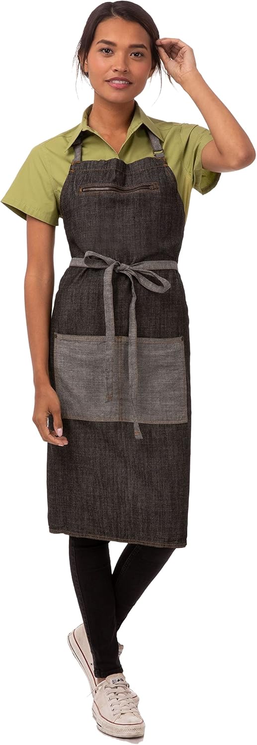 Unisex Manhattan Bib Apron