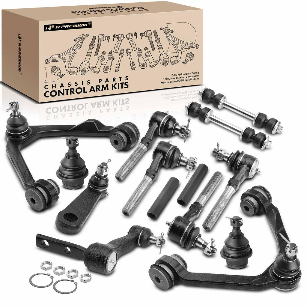 A-Premium 14Pcs Suspension Kit, Upper Control Arm, Sway Bar Link