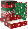 12 Pack 17" Christmas Gift Boxes with Lids - Large (4" Deep) Gift Boxes for Present, Wrapping Robe, Shirt, Clothing