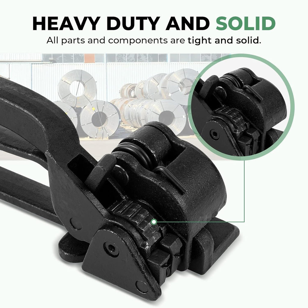 Steel Strapping Tensioner for 1/2" to 3/4" Width Strapping
