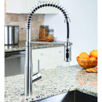 SB-1043-SS Neo Spring Kitchen Faucet with Pull Down Sprayer, Stainless