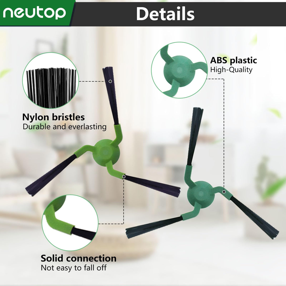 neutop Side Brush for iRobot Roomba Max 775/707/705/705X Combo, Max 715 Vac