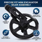 Aolidsive Front Track Idler with Spring for Mini Excavator