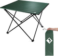 Portable Camping Side Table, Ultralight Aluminum Folding Beach Table | Lightweight & Portable, Aluminum Folding Table