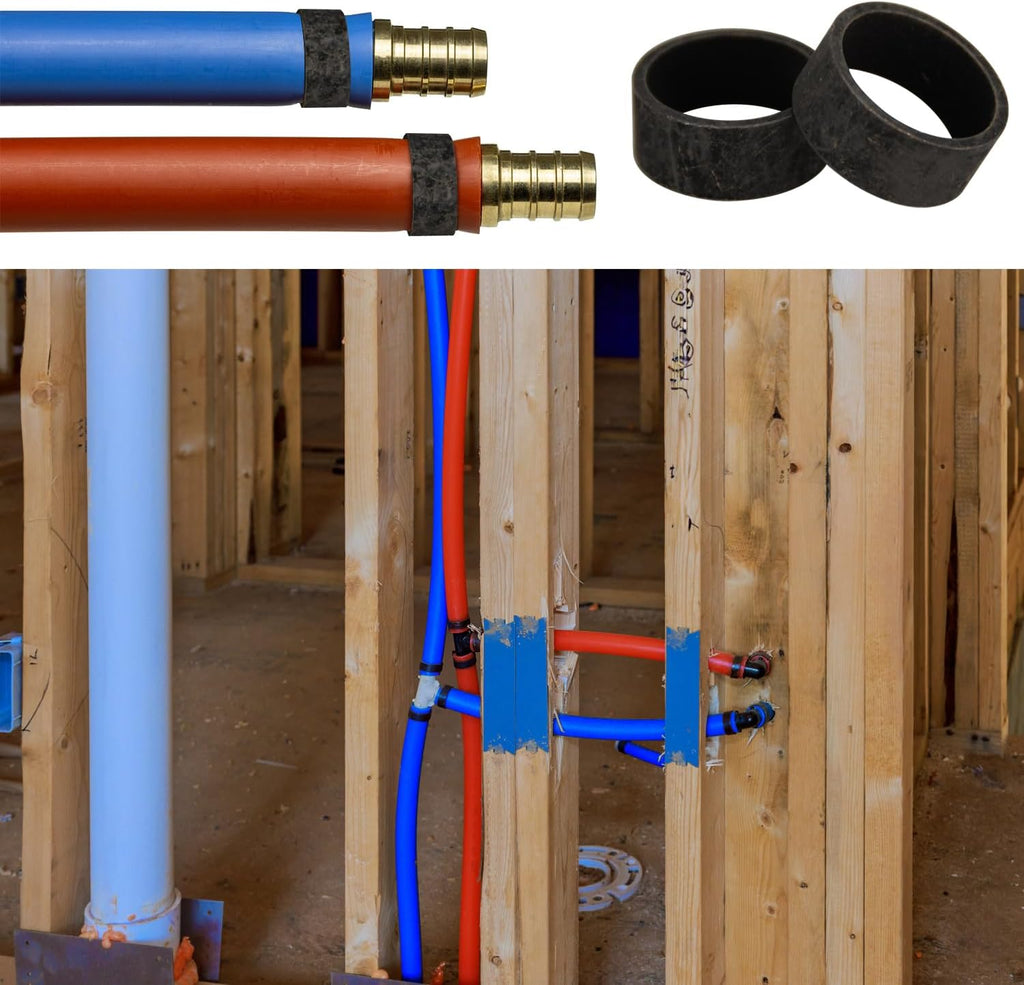 25 Pack 1" PEX Copper Crimp Rings