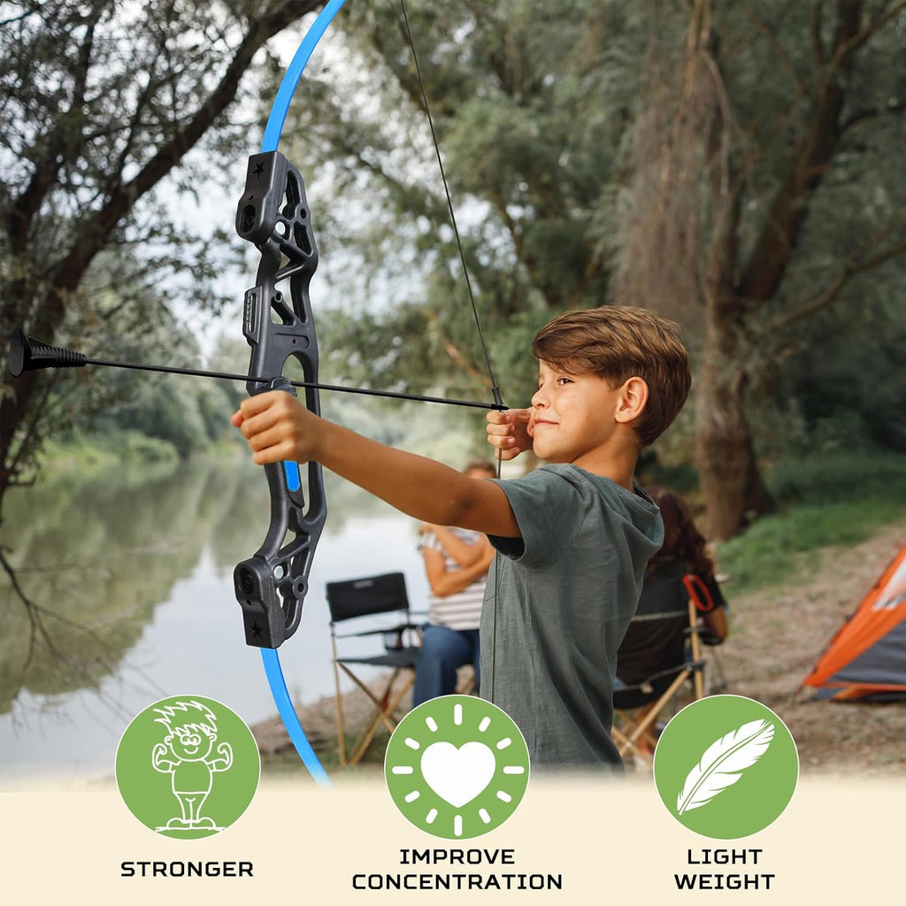 Bow and Arrow Set for Adults Beginners,18lbs Archery Set Recurve Bow Right Hand,Upgraded Archery Bows with 6 Arrows