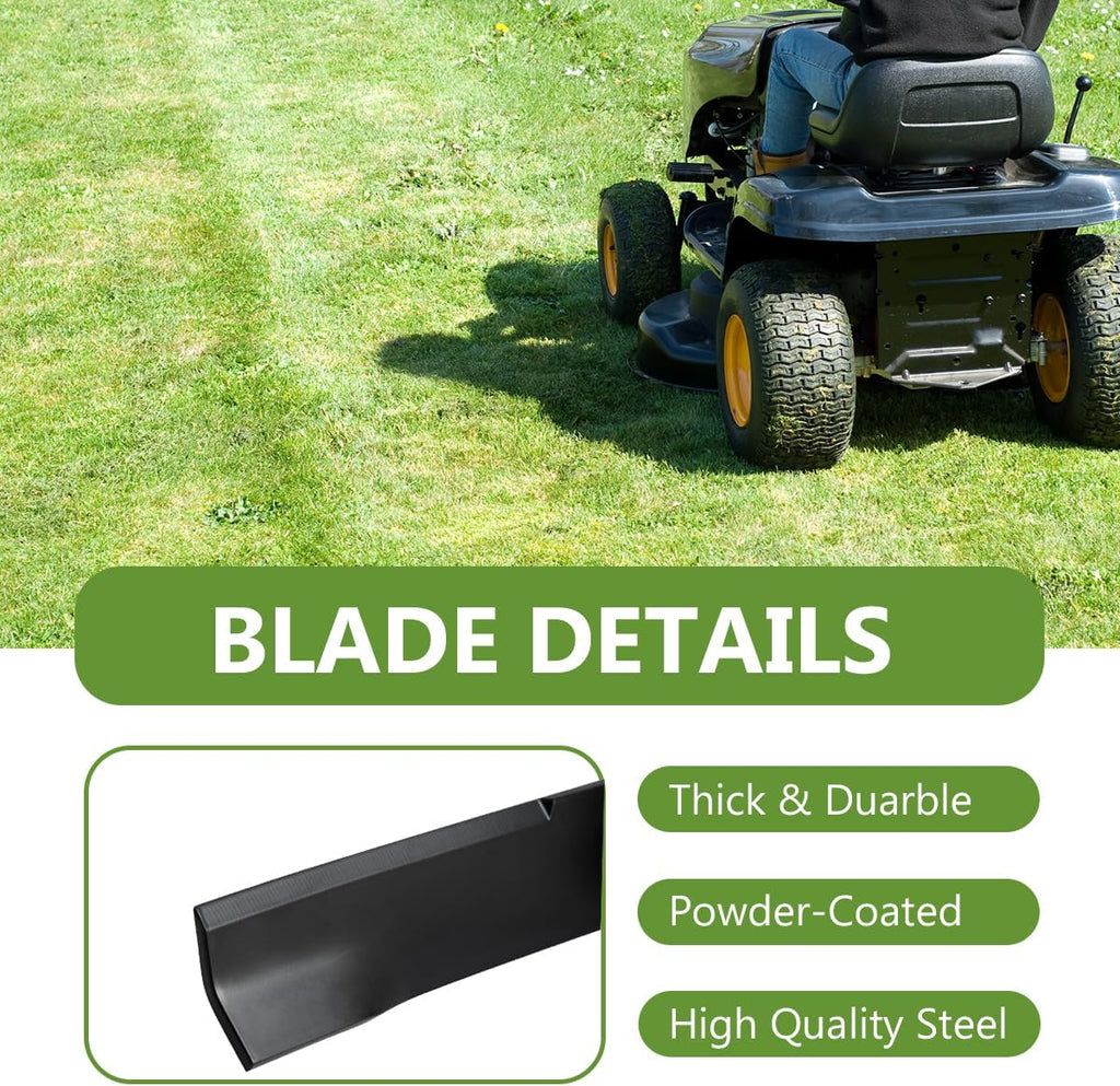 797696 601124 High Lift Mower Blades Set for Hustler 54" Mower, Replaces 797704 797712 601012 601013 602416