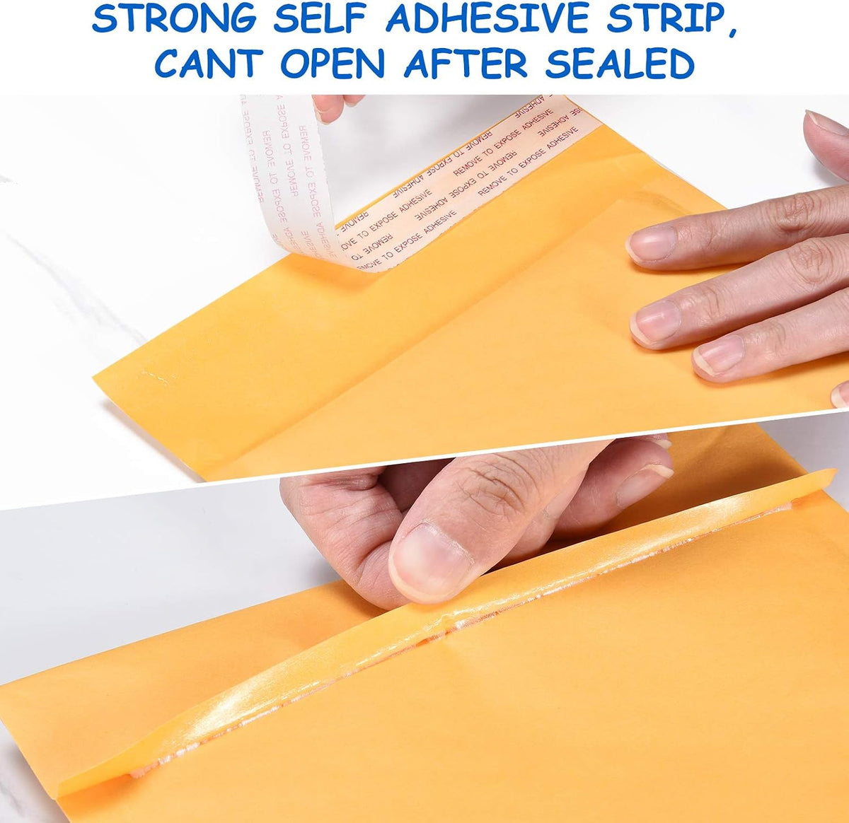 Bubble Mailer #0 Kraft Bubble Mailers Strong Adhesion Padded Envelopes Packaging for Small Business [7.25x9 (Usable