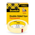 Double Sided Tape, Office and School Supplies for Arts and Crafts, Alternative to Scrapbooking Glue, 0.75 in. x 1296