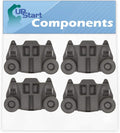 4-Pack Dishwasher Wheel Replacement for KitchenAid KDTM354DSS4