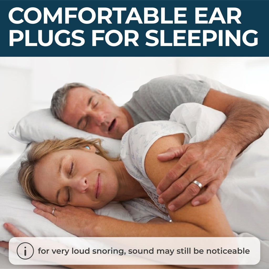 PQ Wax Ear Plugs for Sleeping, Silicone, Blue, 15 Count