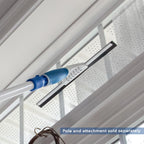 12” Glass & Surface Squeegee – Multipurpose Rubber Blade Squeegee for Shower Glass, Window Cleaning, Professional