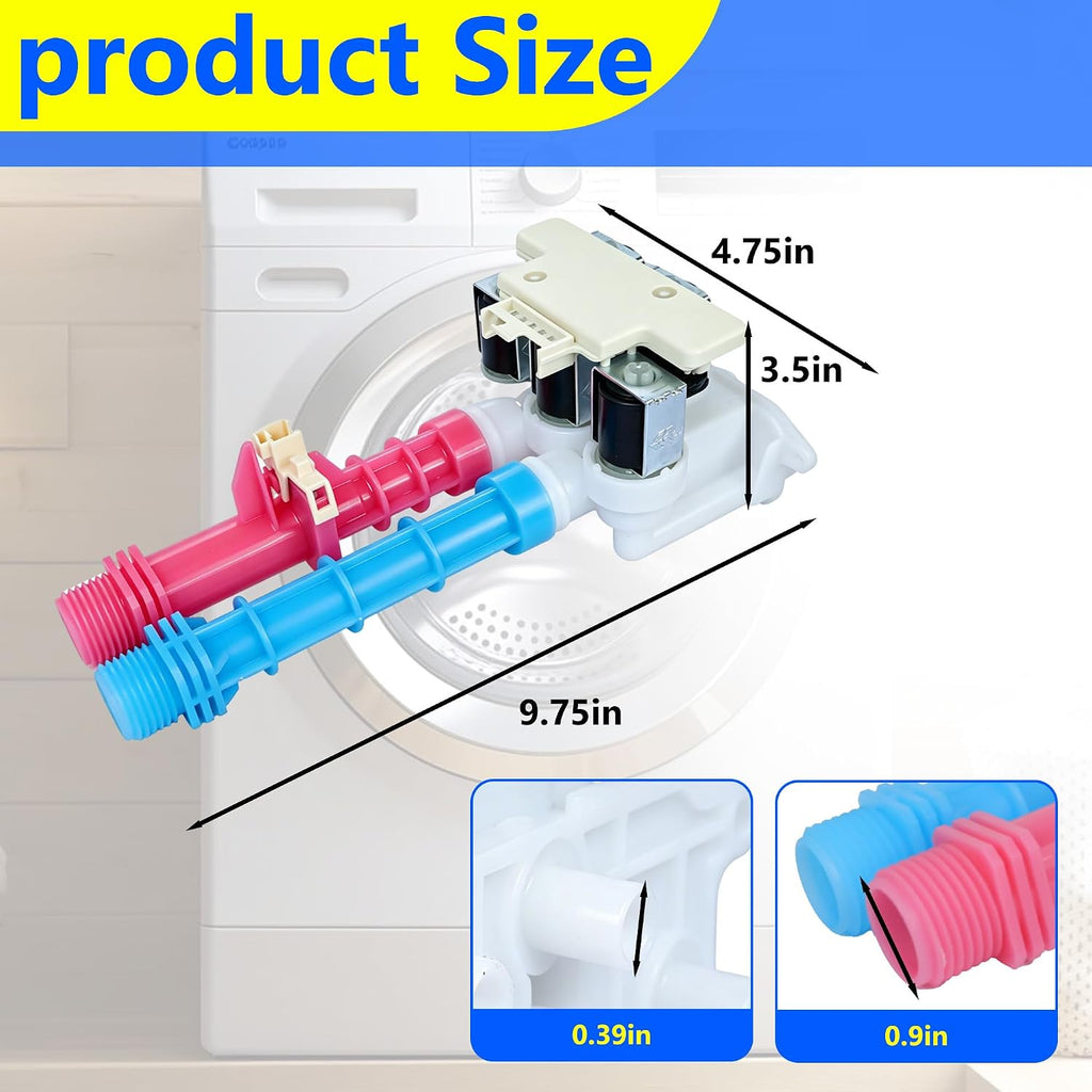 5304528029 5304514790 Washer Inlet Valve, For Frigidaire/Electrolux/Kenmore
