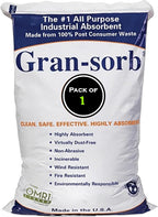 MICRO TEC Gran-Sorb Sorbent, Universal Granules Spill Control, 30 lb 1 Pack