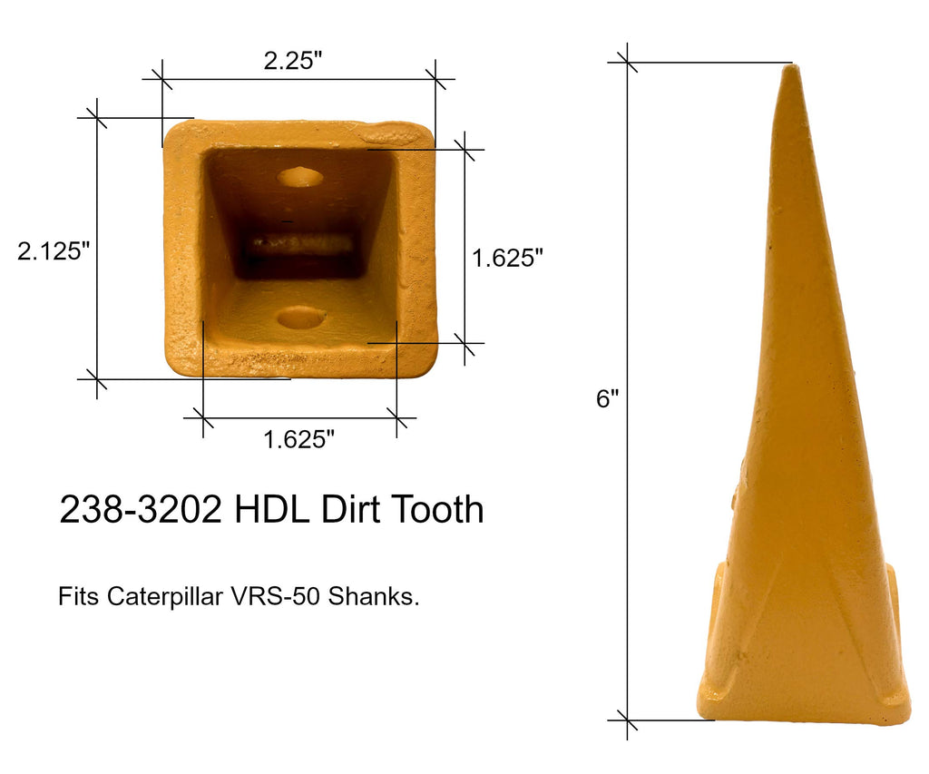 Mini Excavator Weld-on Bucket Adapter, Tooth and Pin Combo, 238-3204 3/4", 238-3202 HDL, 238-3200, CAT VRS-50 (1)