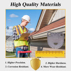 Panel & Membrane Gauge Shingle, Roofing Thickness Measuring Tool
