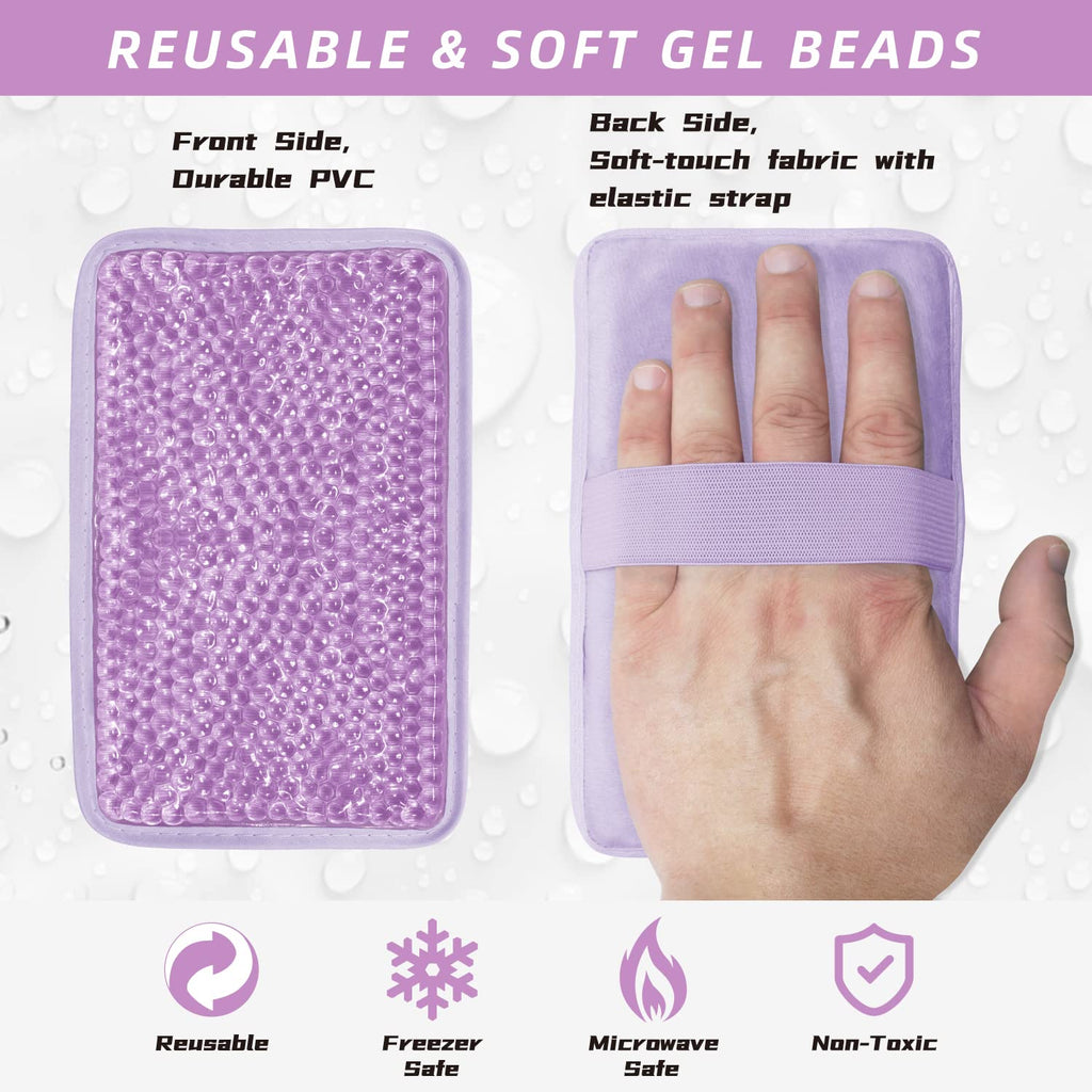 Gel Ice Pack for Injuries Ice Bag with Strap-1 Pack Reusable Hot Cold Pack