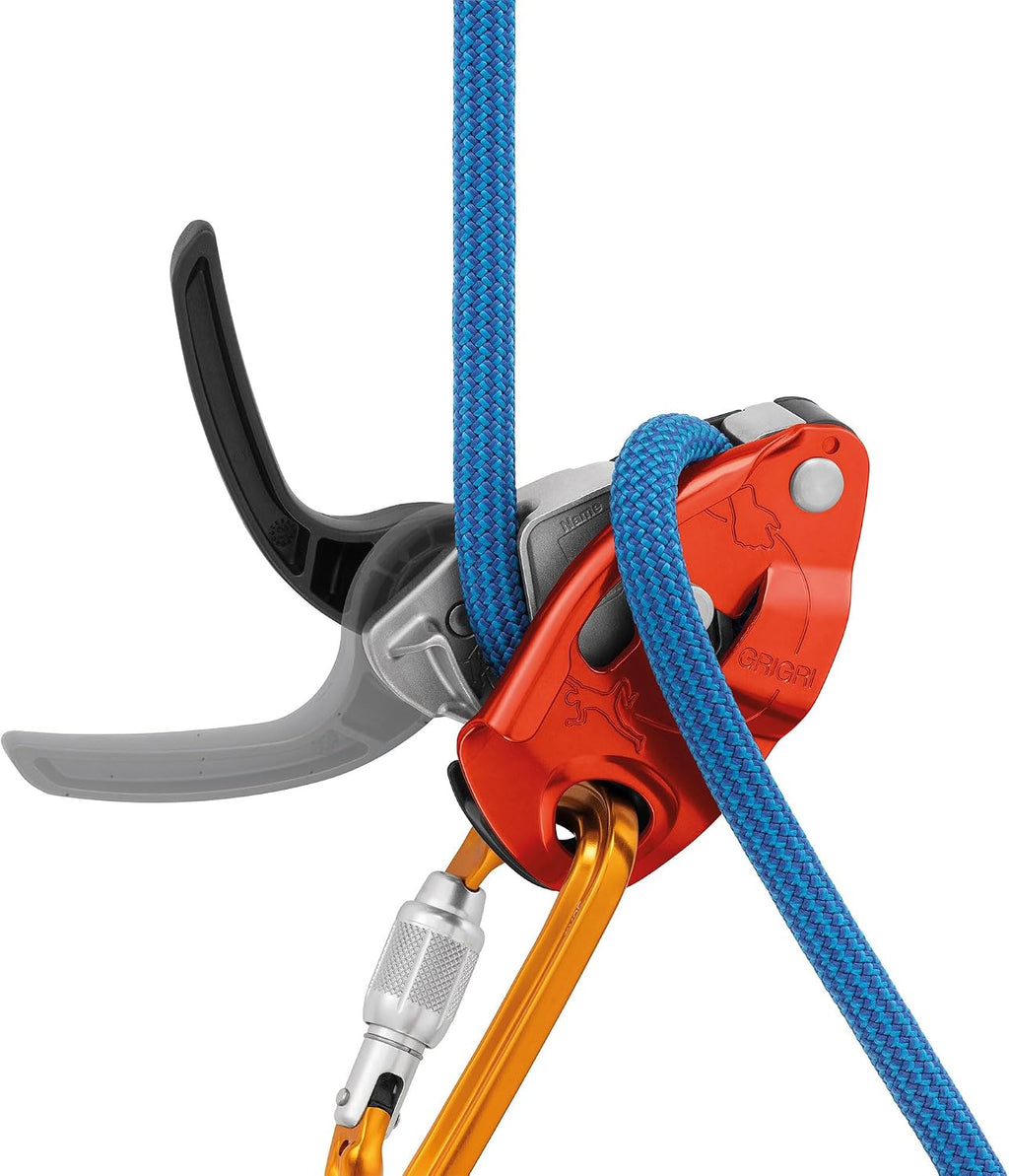 PETZL GRIGRI Rock Climbing Belay Device | With Cam-Assisted Blocking for Sport, Trad, & Top-Rope Climbing