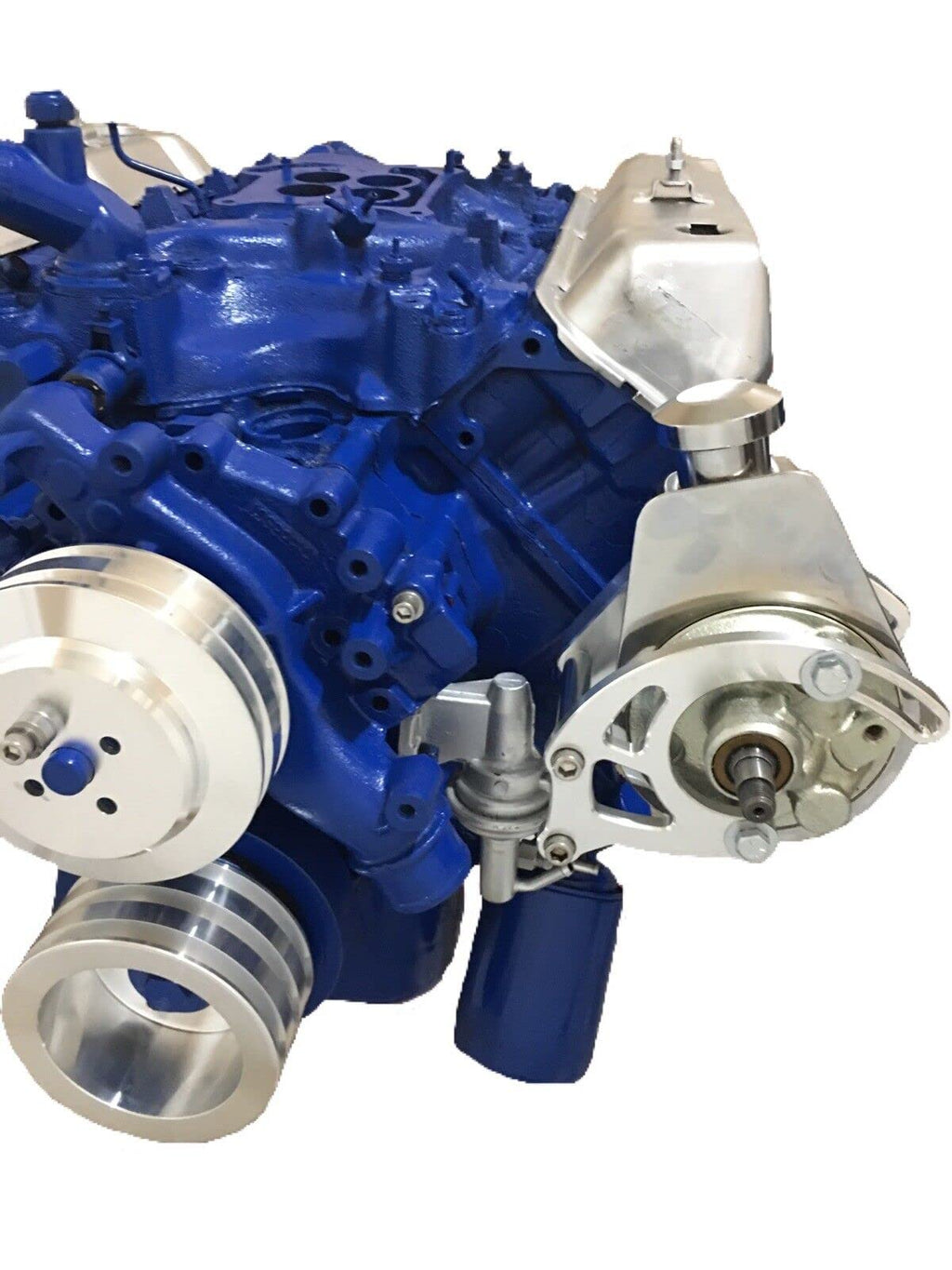 Chap Performance compatible with 429 460 Ford Power Steering Saginaw Bracket BBF Mechanical or Electric WP PS