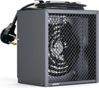 Electric Garage Heater 240V, 4,800-watt Fan-Forced Industrial Heater, With Thermostat Control, Carrying Handle, Heavy