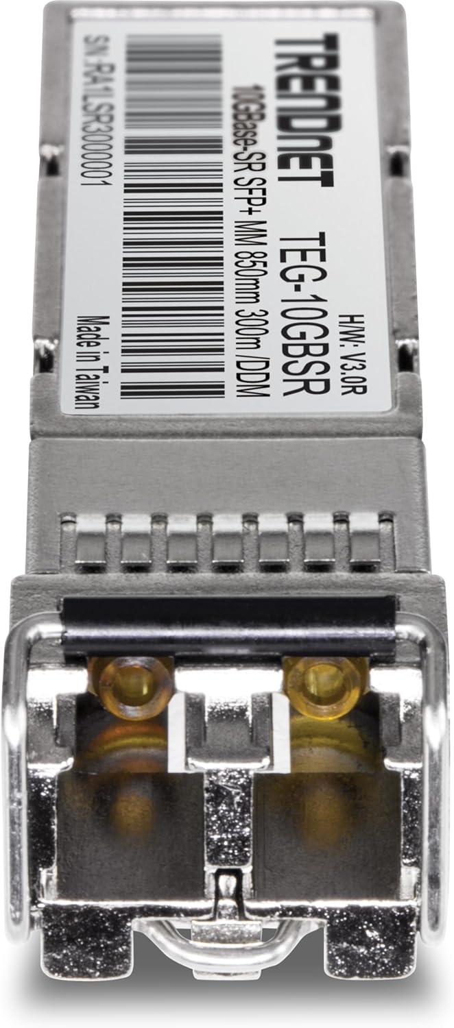 TRENDnet 10GBASE-SR SFP+ Multi Mode LC Module, TEG-10GBSR