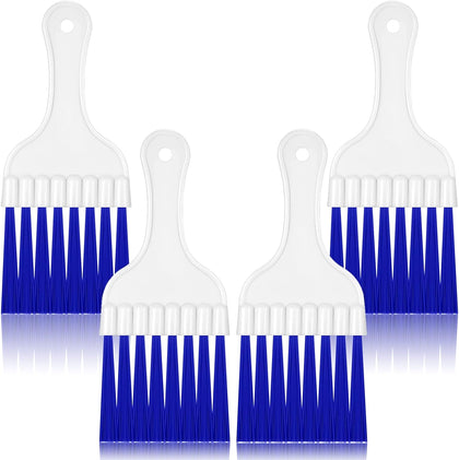 4 Packs Air Conditioner Condenser Cleaning Brush Refrigerator Coil Brush HVAC Coil Cleaner Brush Small Plastic Whisk