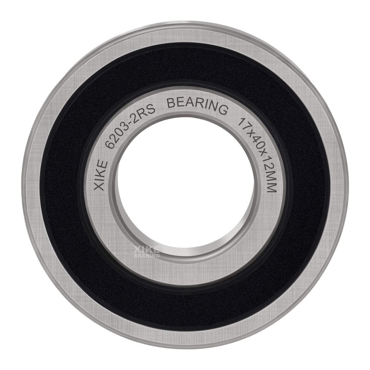 XiKe 6203-2RS Deep Groove Ball Bearing, 17mmx40mmx12mm (2-Pack)