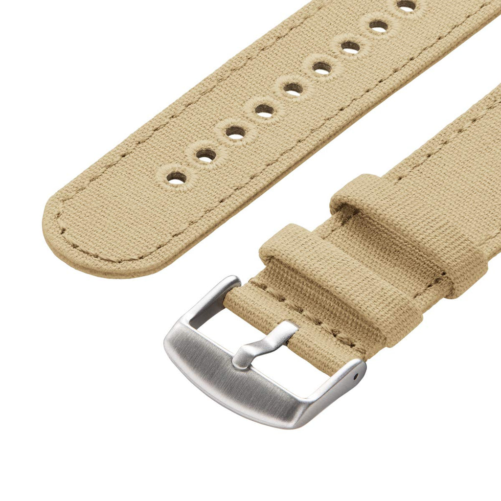 Canvas Quick Release Watch Bands (Sand, 18mm)