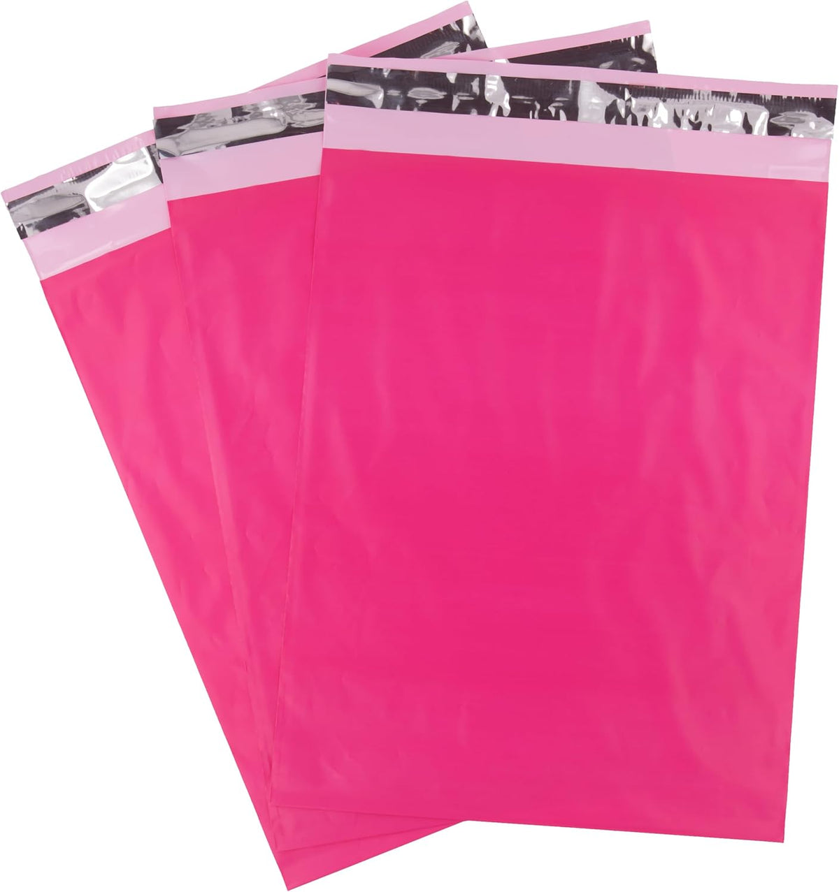 (500-Pack) Pink Poly Mailers 12x15.5 Inch