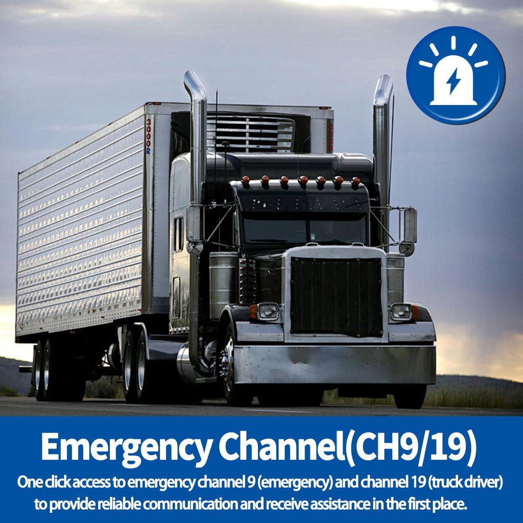 CB Radio for Truckers Long Range AM FM Professional CB Radios,Compact Design,Instant Emergency Channel 9/19,Full 40