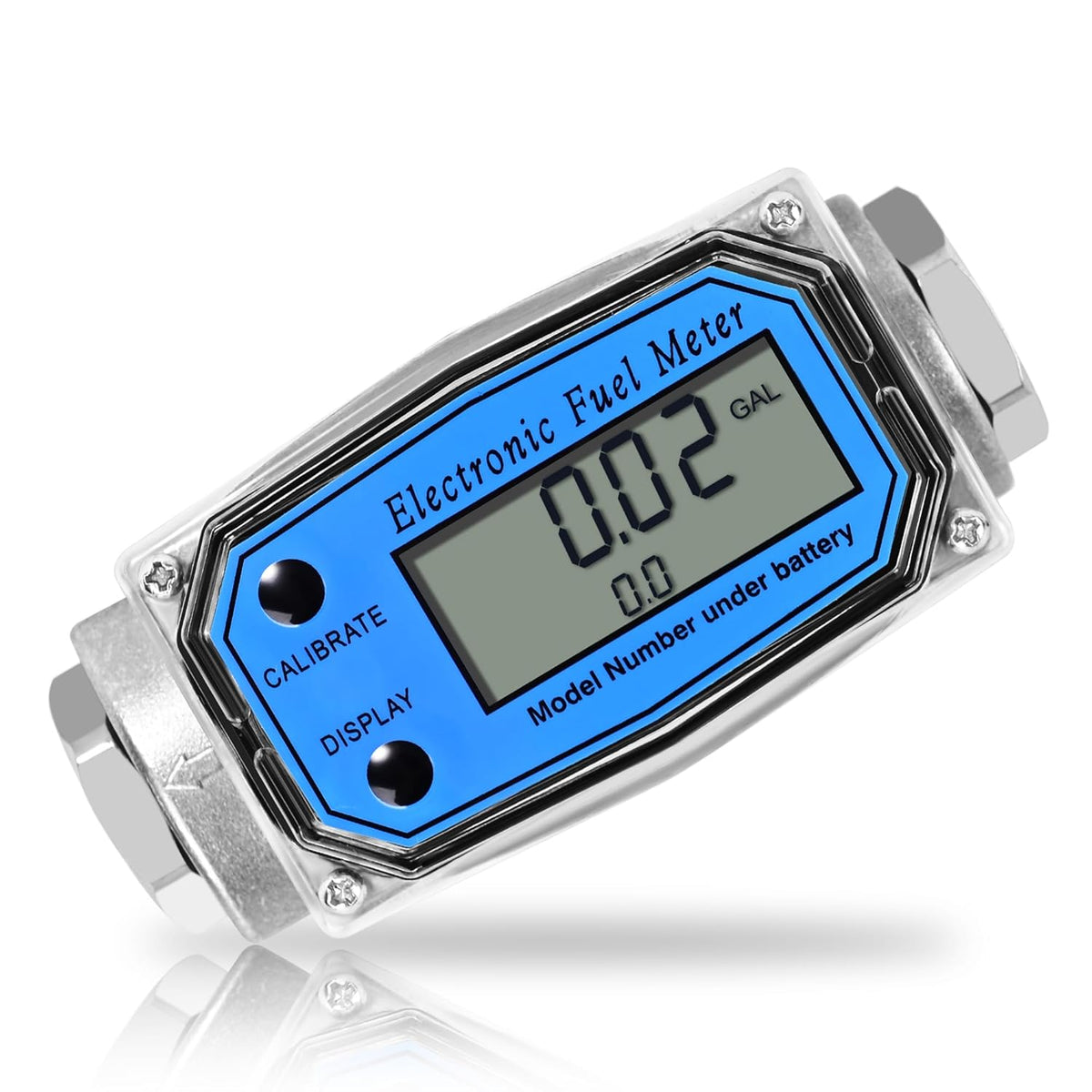 1" Turbine Fuel Flow Meter with 3/4" Adapter