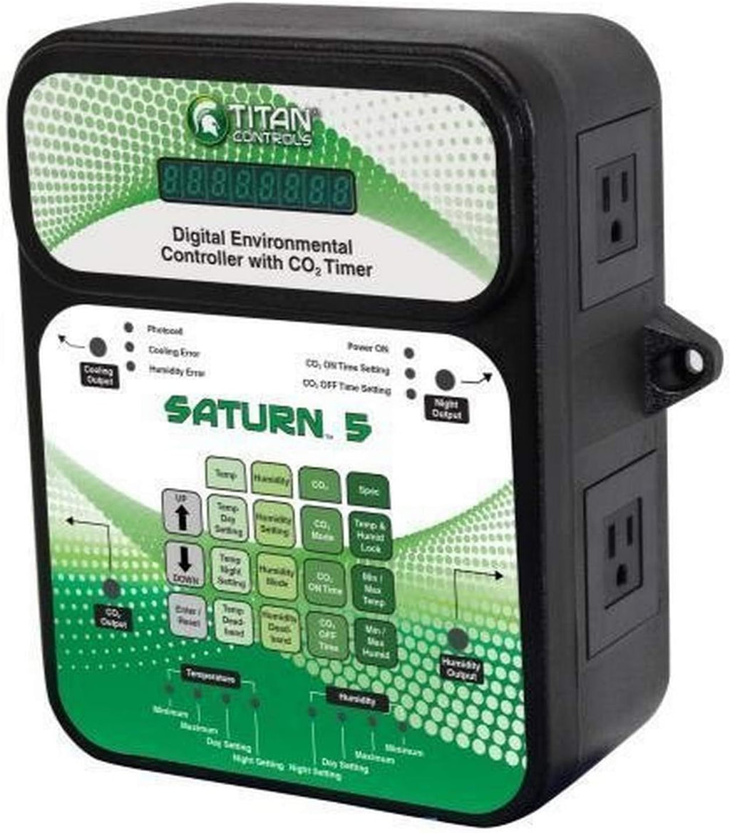 Digital Environmental Controller w/Carbon Dioxide (CO2) Timer, 120V - Saturn 5
