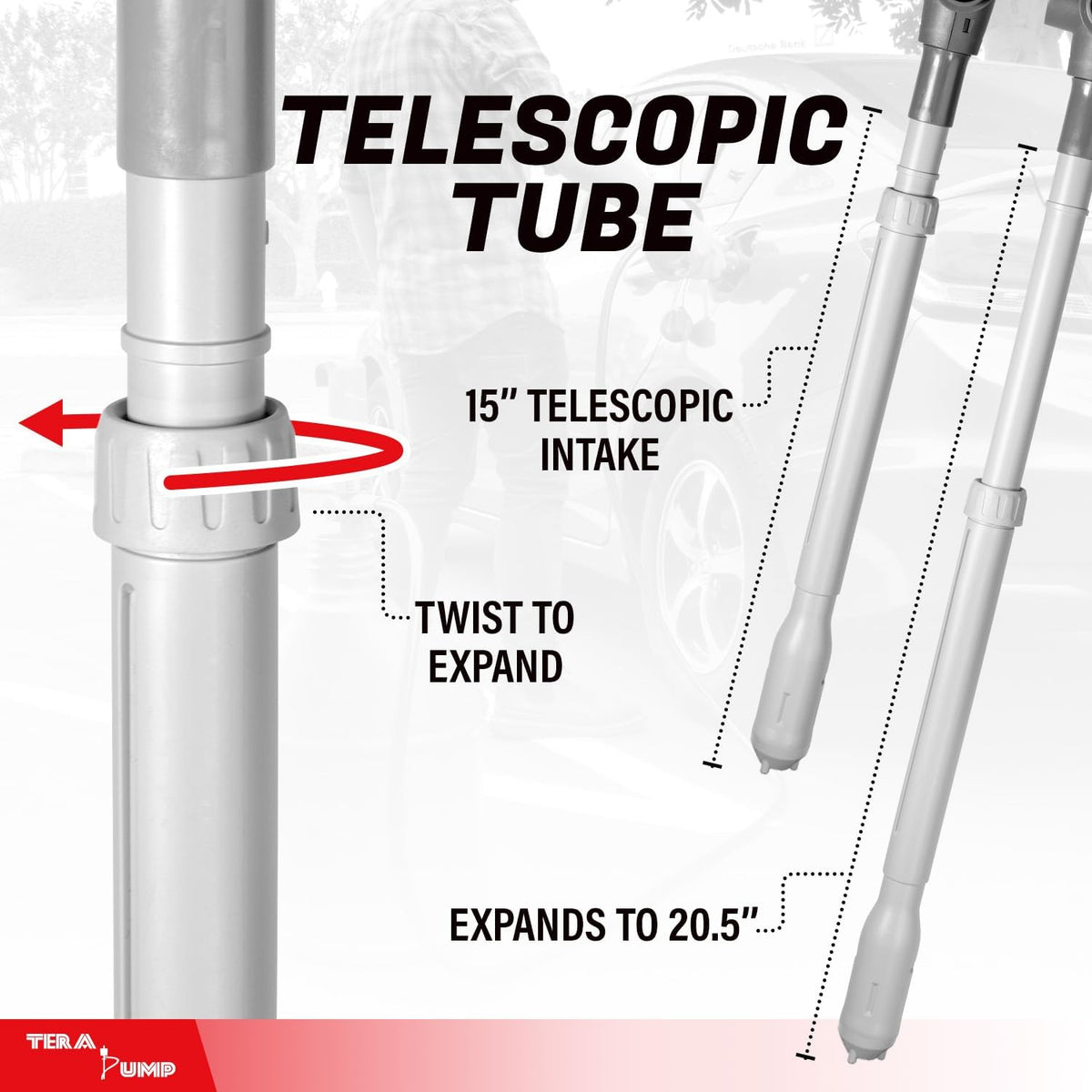 TeraPump 2nd Gen TREP01-TXL E85 Electric Gas Transfer Pump